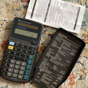 Texas instruments TI – 36X solar calculator